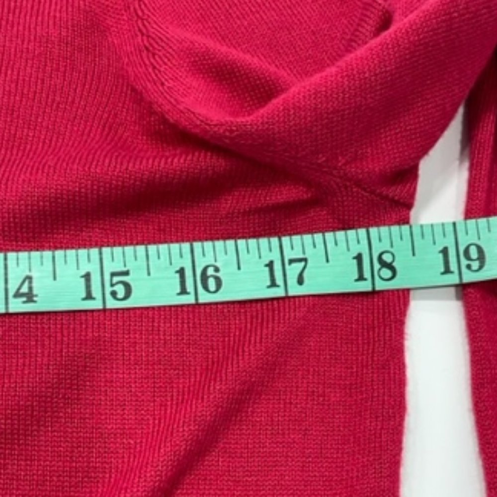 JACOB Round Neck Red Cardigan with Buttons ~ Size S/M~ BNWOT - Picture 9 of 15